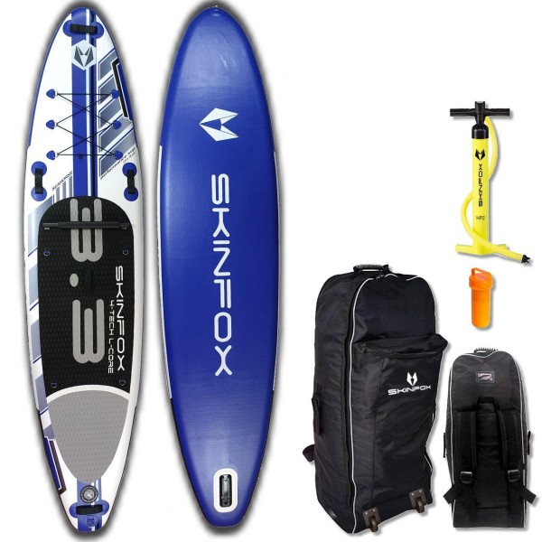 SKINFOX SEAHORSE ALU-SET (335x78x15) 4-TECH L-CORE SUP paddle board blue